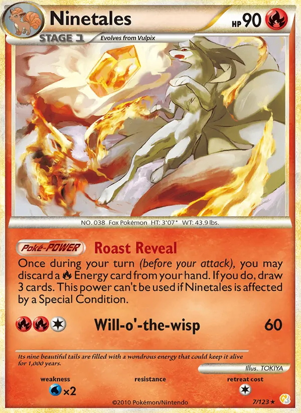 Ninetales HeartGold SoulSilver 7/123