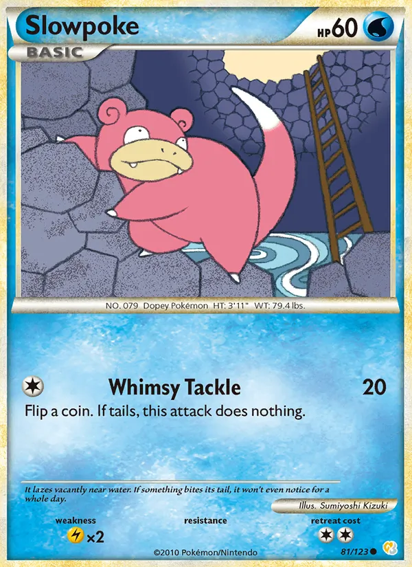 Slowpoke HeartGold SoulSilver 81/123
