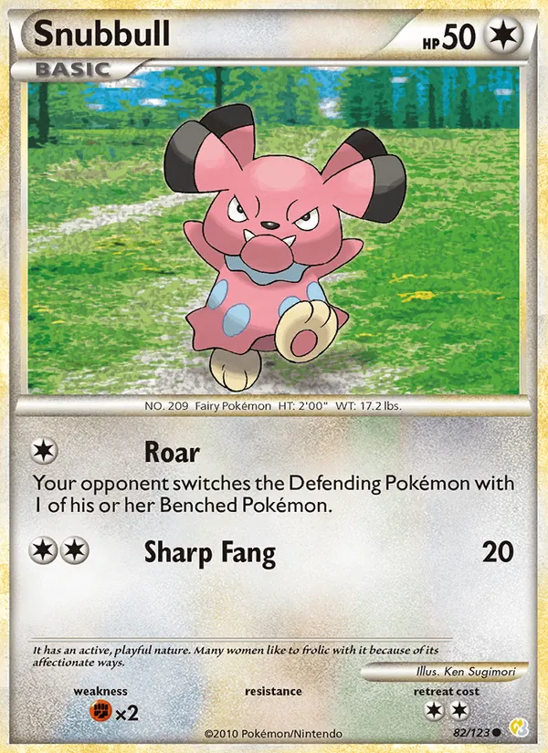 Snubbull HeartGold SoulSilver 82/123