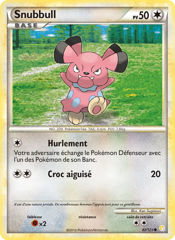 Snubbull HeartGold SoulSilver 82/123