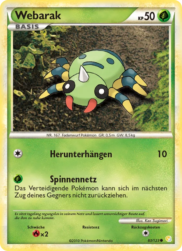 Webarak HeartGold SoulSilver 83/123