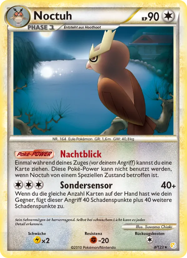 Noctuh HeartGold SoulSilver 8/123