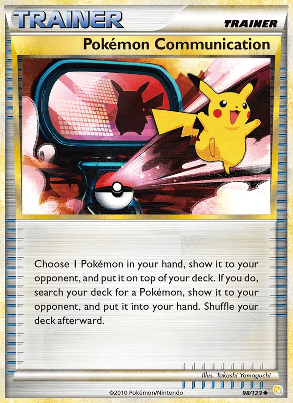 Pokémon Communication HeartGold SoulSilver 98/123