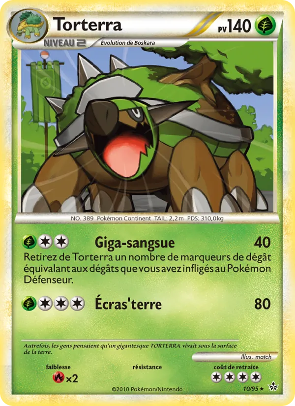 Torterra Déchaînement 10/95