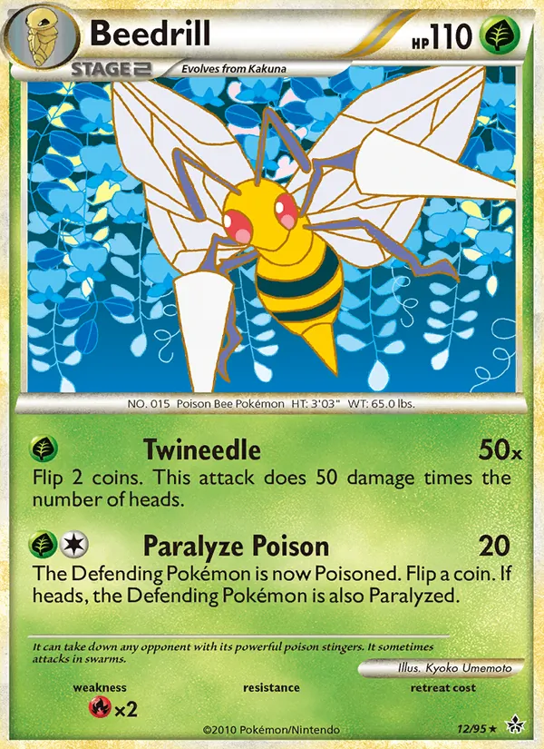 Beedrill Liberados 12/95