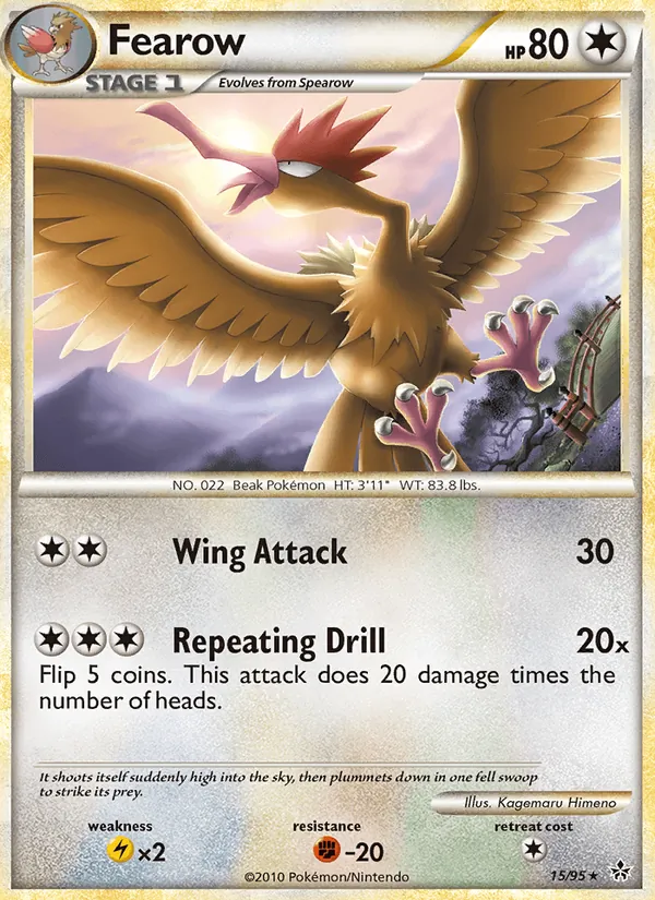 Fearow Forze Scatenate 15/95