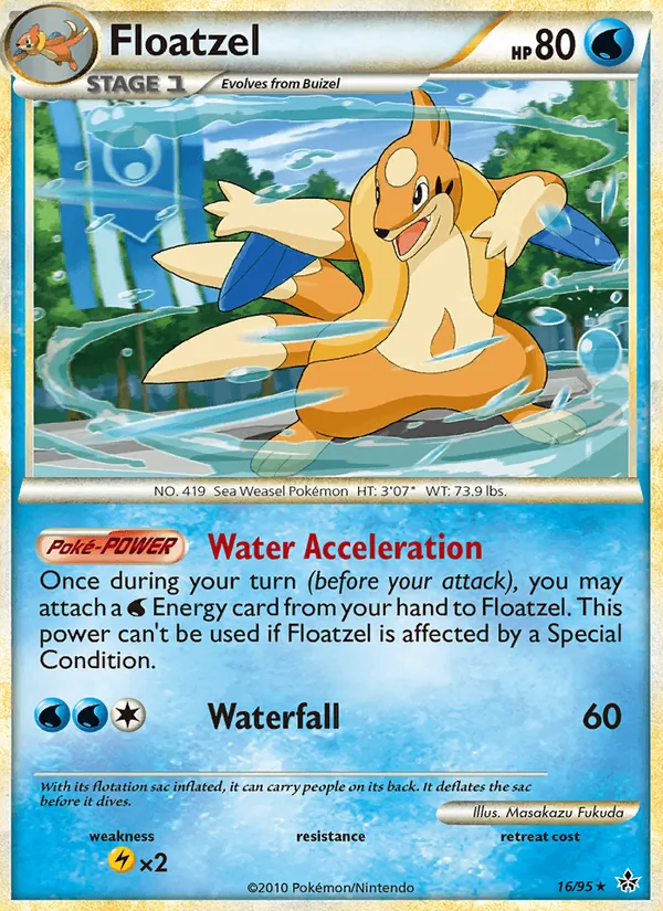 Floatzel Forze Scatenate 16/95