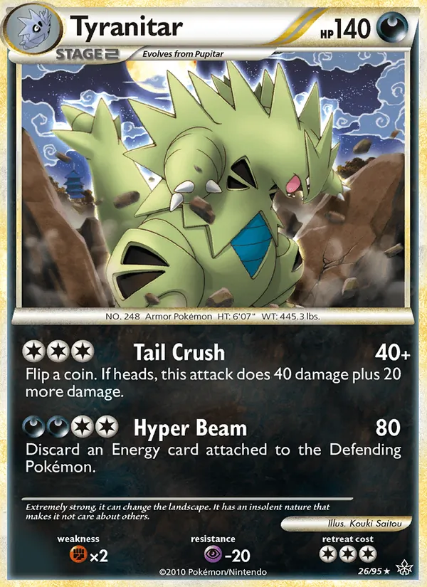 Tyranitar Forze Scatenate 26/95