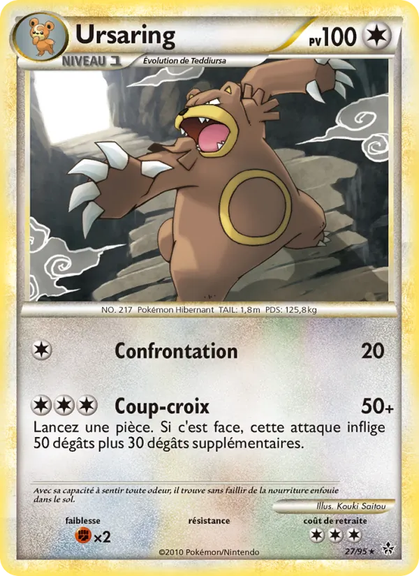 Ursaring Déchaînement 27/95
