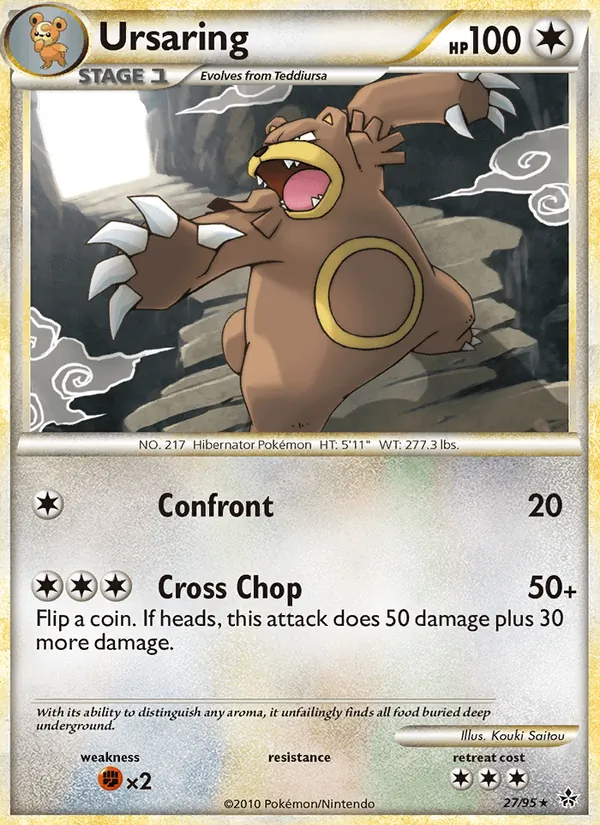 Ursaring Revelado 27/95