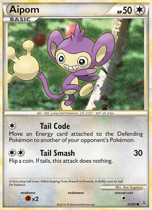 Aipom Unleashed 43/95