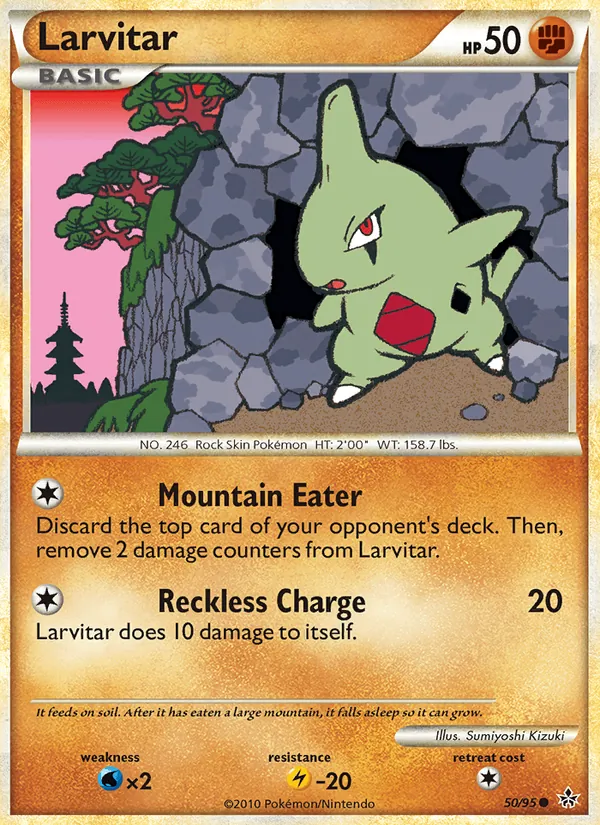 Larvitar Revelado 50/95