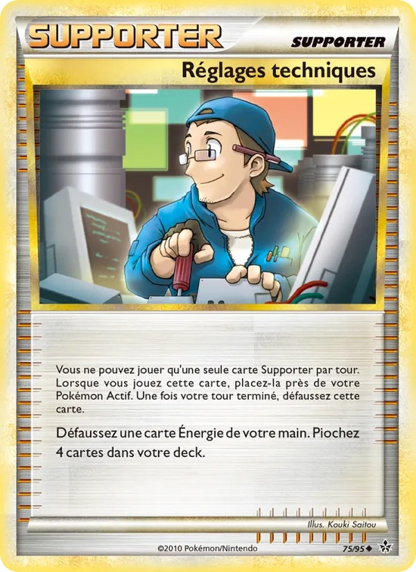 Réglages techniques Déchaînement 75/95