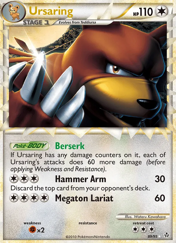 Ursaring Forze Scatenate 89/95