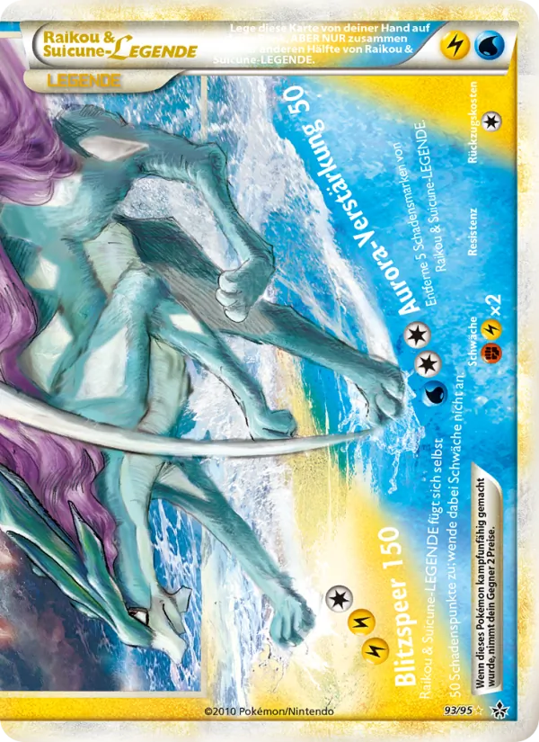 Raikou & Suicune LEGENDE Entfesselt 93/95