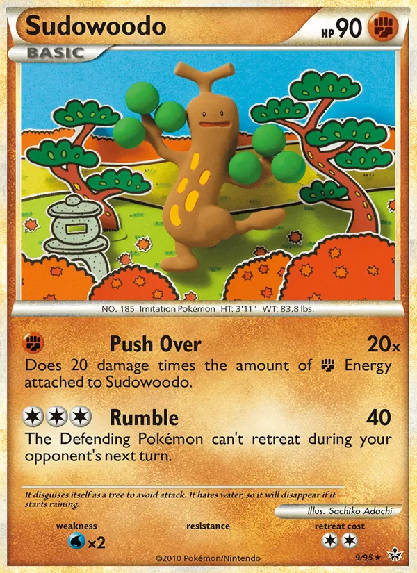 Sudowoodo Revelado 9/95