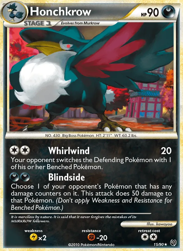 Honchkrow Destemido 15/90