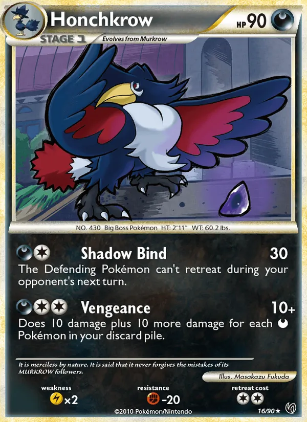 Honchkrow Senza Paura 16/90