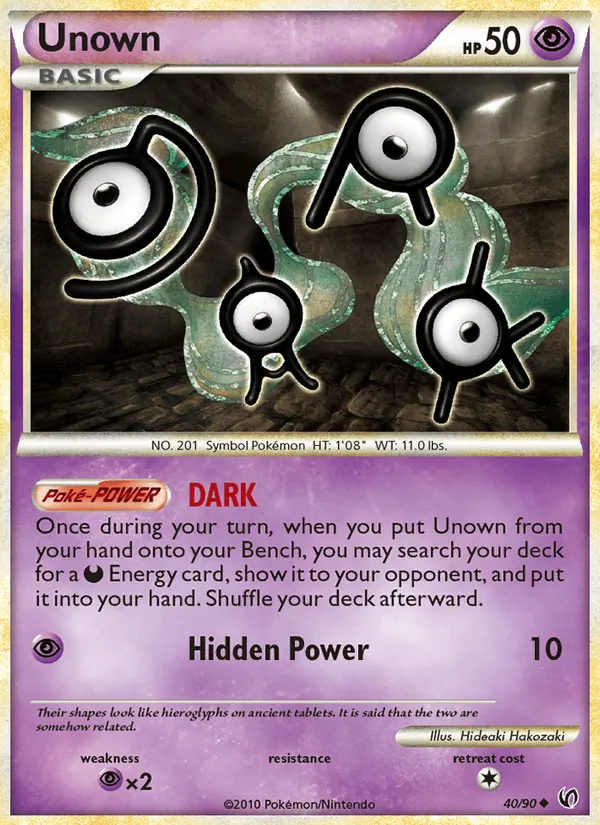 Unown Undaunted 40/90
