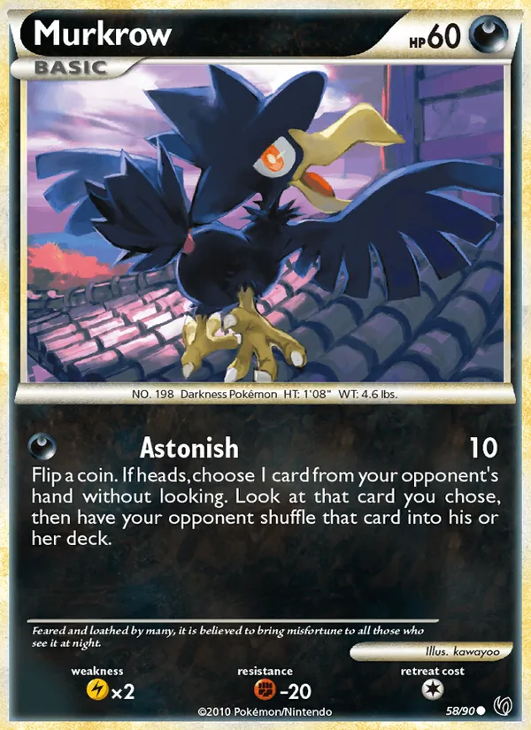 Murkrow Destemido 58/90