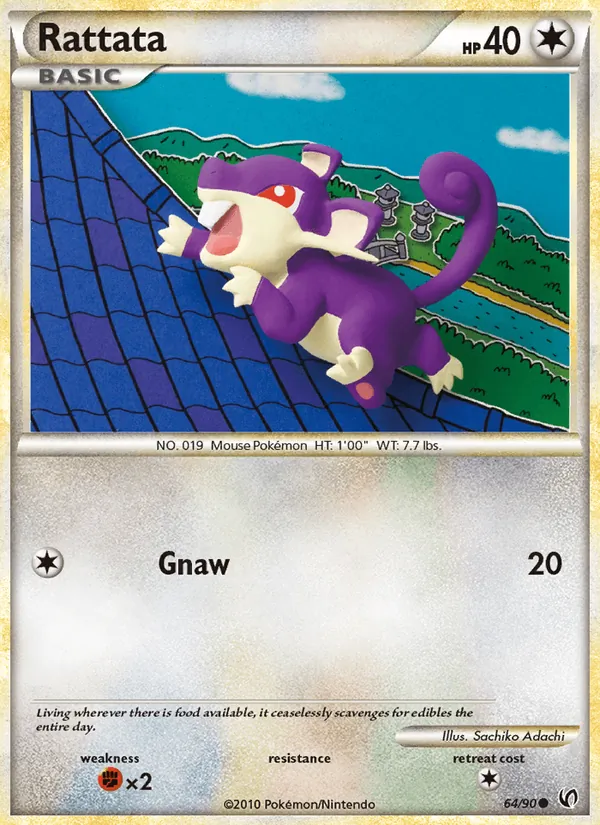 Rattata Undaunted 64/90
