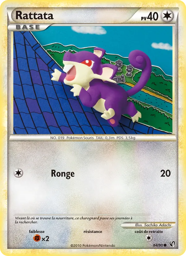 Rattata Indomptable 64/90