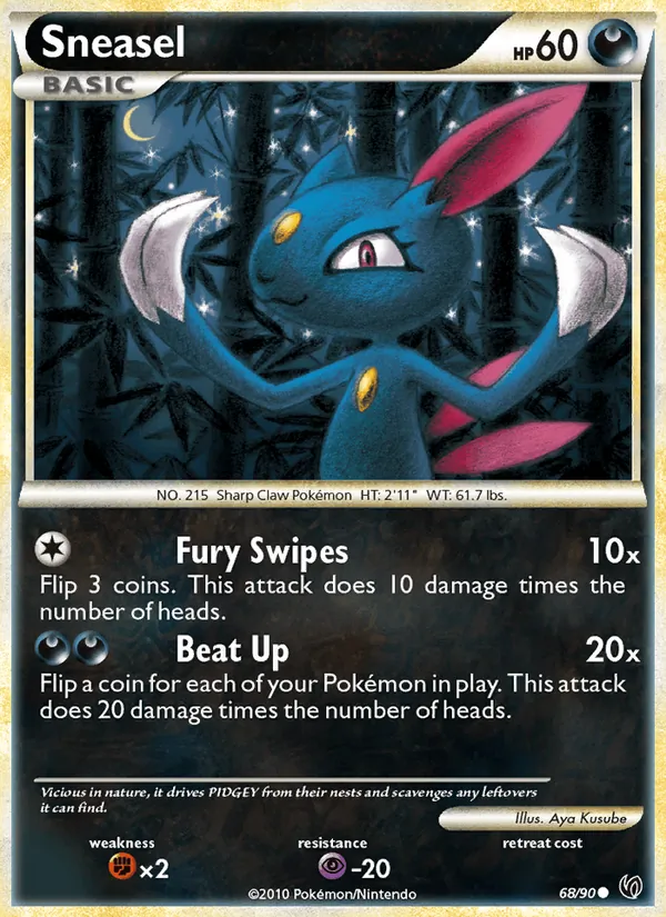 Sneasel Destemido 68/90