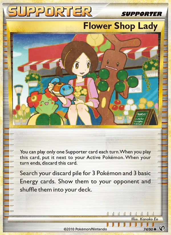 Flower Shop Lady Undaunted 74/90