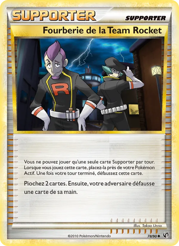 Fourberie de la Team Rocket Indomptable 78/90