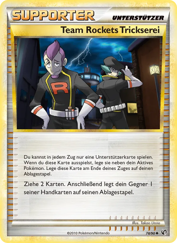Team Rockets Trickserei Unerschrocken 78/90