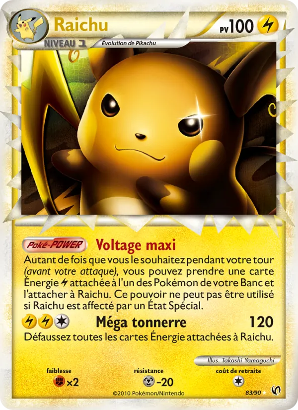 Raichu Indomptable 83/90