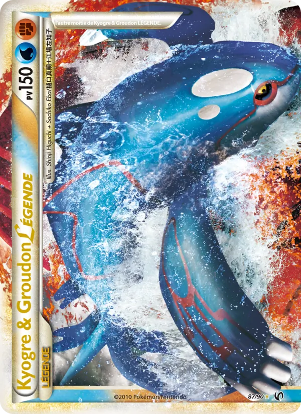 Kyogre & Groudon LÉGENDE Indomptable 87/90