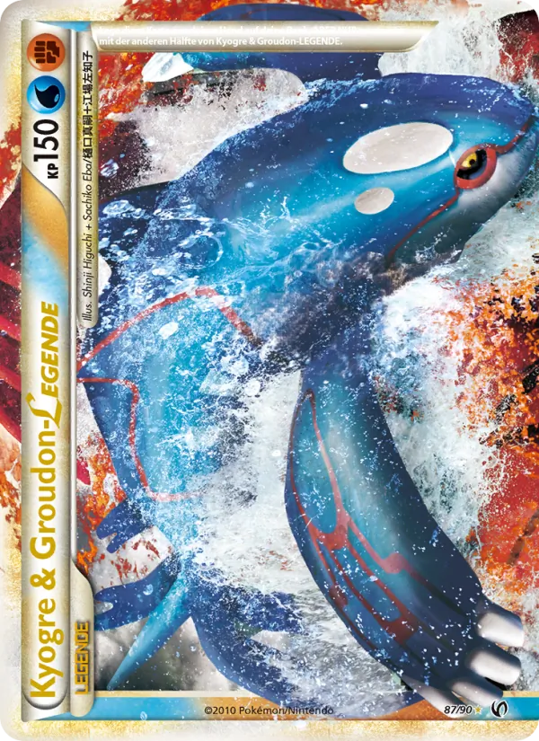 Kyogre & Groudon LEGENDE Unerschrocken 87/90