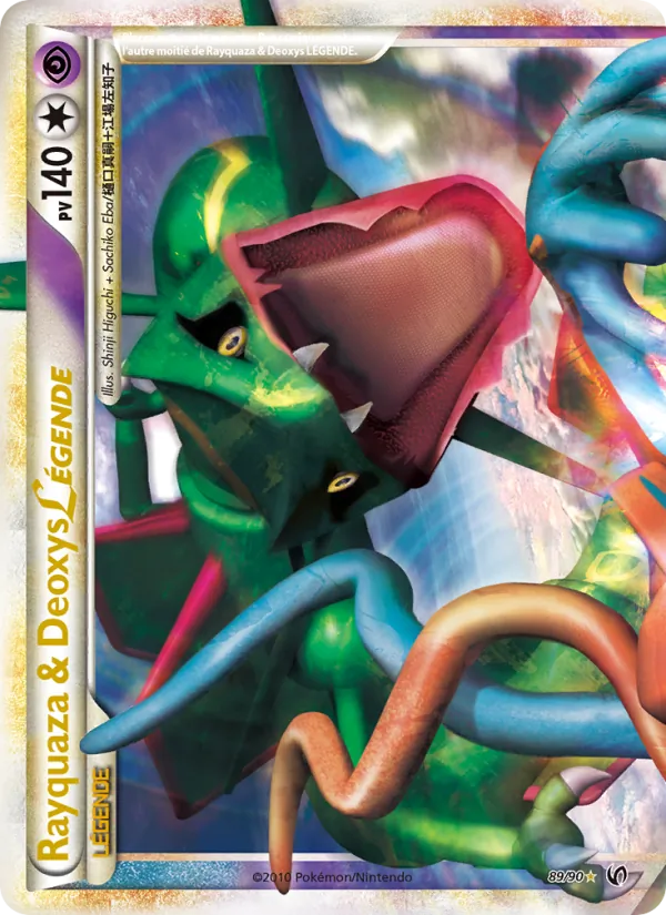 Rayquaza & Deoxys LÉGENDE Indomptable 89/90