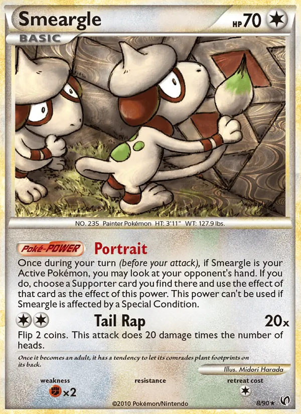 Smeargle Undaunted 8/90