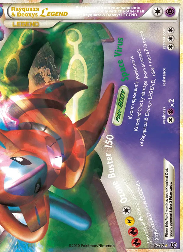 Rayquaza & Deoxys LEGEND Undaunted 90/90