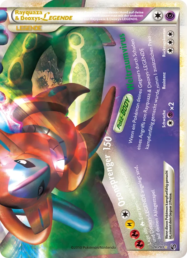 Rayquaza & Deoxys LEGENDE Unerschrocken 90/90