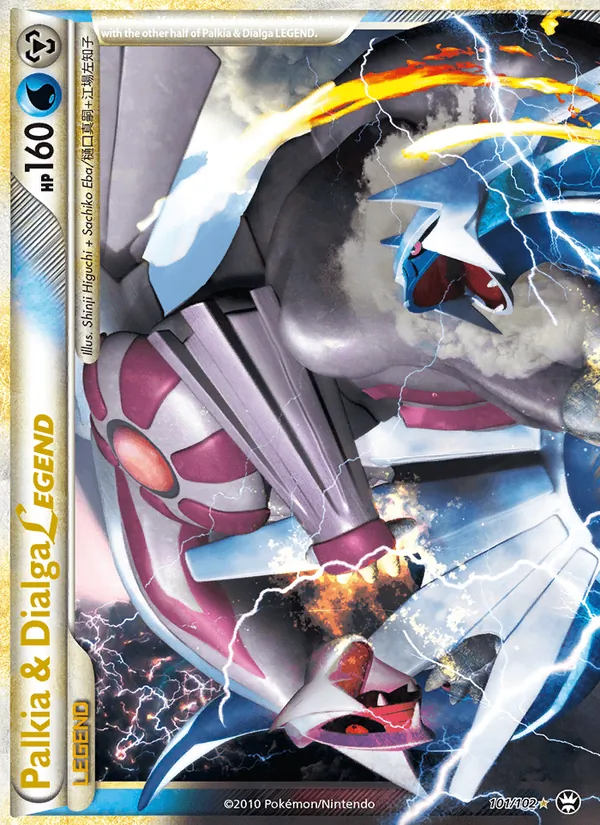 Palkia & Dialga LEGEND Triumphant 101/102