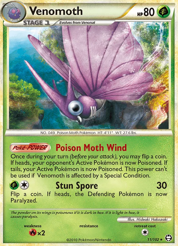 Venomoth Triunfante 11/102