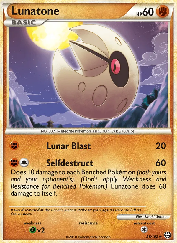 Lunatone Triumphant 25/102