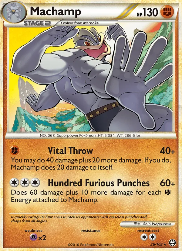 Machamp Triumphant 26/102
