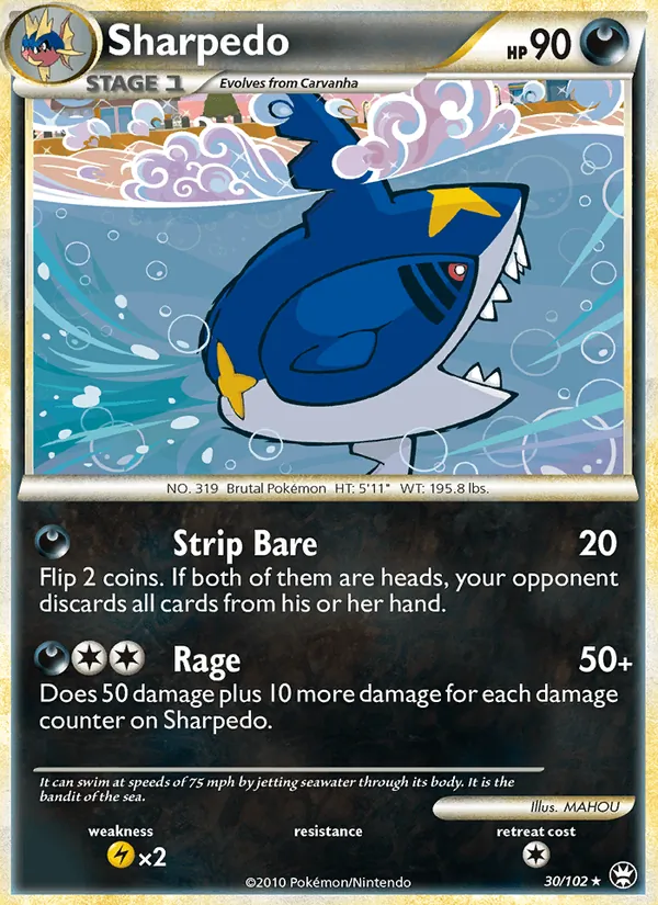Sharpedo Triumphant 30/102