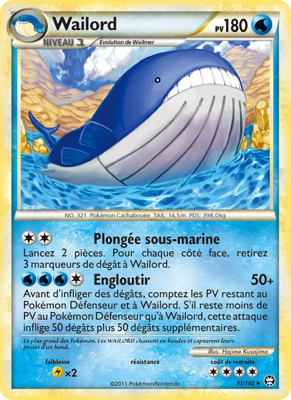 Wailord Triomphant 31/102