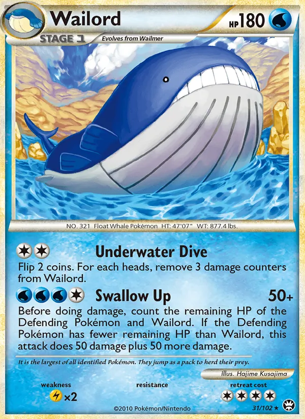 Wailord Battaglie Trionfali 31/102