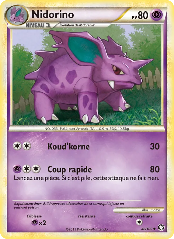 Nidorino Triomphant 46/102