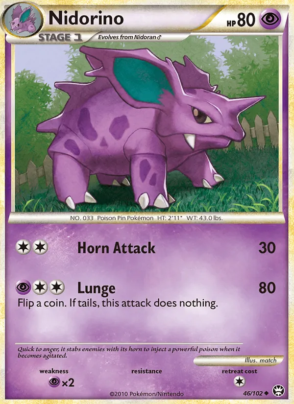 Nidorino Battaglie Trionfali 46/102