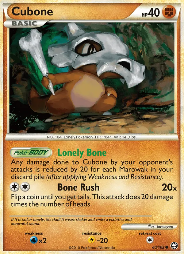 Cubone Triunfante 60/102