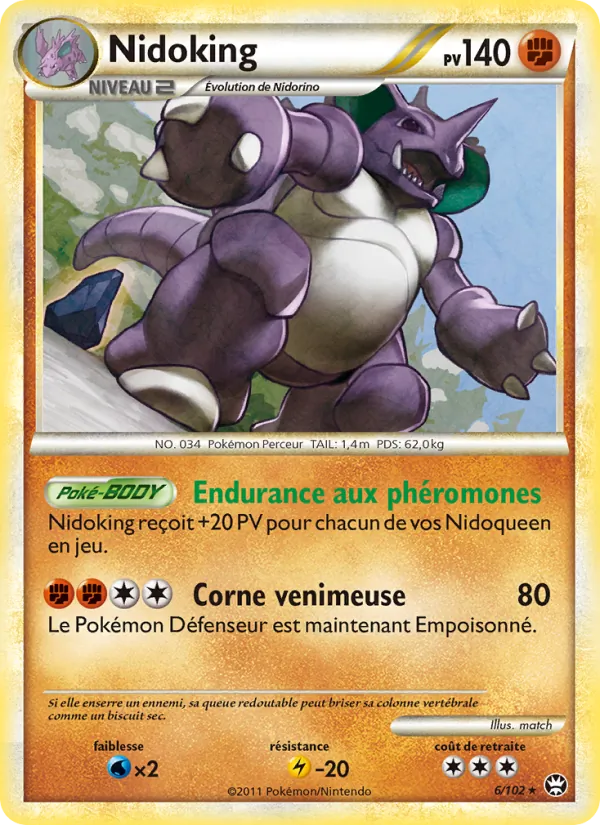 Nidoking Triomphant 6/102