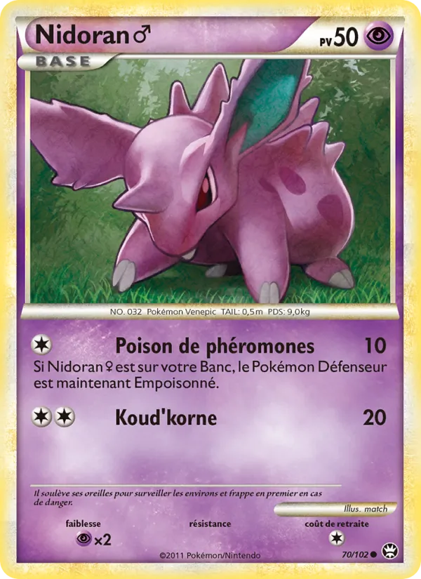 Nidoran♂ Triomphant 70/102