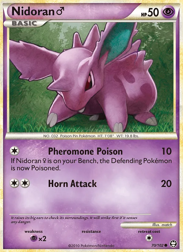 Nidoran ♂ Battaglie Trionfali 70/102